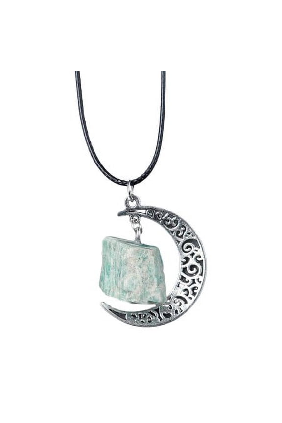 Crystal Necklace Handmade Natural Real Stone Charm Necklaces Spiritual Positive Energy for Women Unique Protection Pendant Jewelry Necklace Amethyst White impart