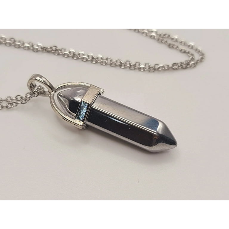 Hematite stone necklace sale