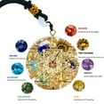 thumbnail image 1 of Crystal Necklace for Women and Men Orgonite Seven Chakra Stones Pendant Necklace Resin Necklace Yoga Stones Necklace Unisex Gifts for her, 1 of 5