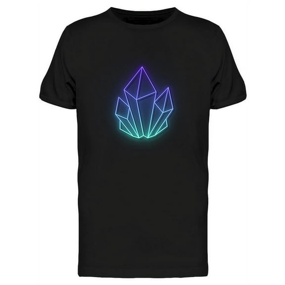 Crystal Neon Sign T-Shirt Men -Image by Shutterstock, Male x-Large