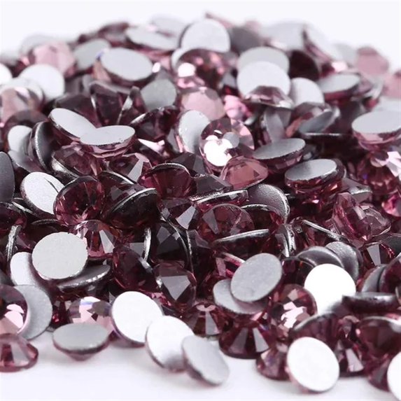 Crystal Non Hotfix Rhinestone Super Bright Glass Strass 3D Nail Art Decoration DIY Dress Clothing