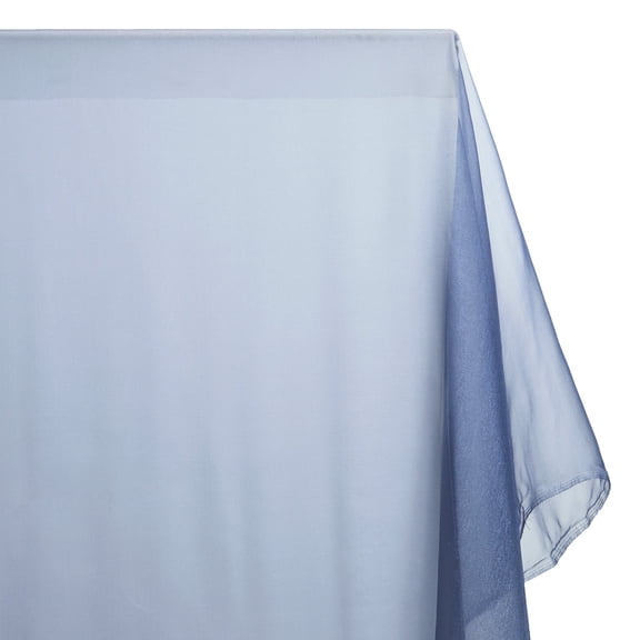 Crystal Organza (59/60 Inch) Fabric Sheer Lightweight Poly Nylon By The Yard For Costumes & Crafts - Navy Blue (5 Yards)