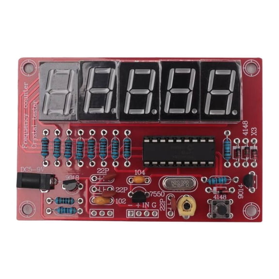 Crystal Oscillator Frequency Counter Tester 5 Digits High  Digital Frequency Meter Module DIY Kits Module
