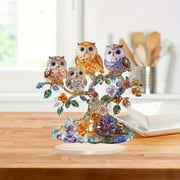 Crystal Owl Decor under $5! Yannianjz Crystal Broken Owl Decoration, Handcrafted Home Decor for Living Room, Study, and Gift, Symbolic Owl Figurine for Wisdom and Protection