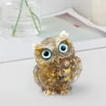 thumbnail image 1 of Crystal Owl Figurine Statue Hand-Made Fine Carved Home Decoration Birthday Gift Housewarming Gift Party, 1 of 22