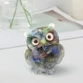 thumbnail image 1 of Crystal Owl Figurine Statue Hand-Made Fine Carved Home Decoration Birthday Gift Housewarming Gift Party, 1 of 8