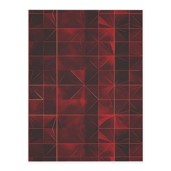 Crystal Paste 10.4×7.8in Good Viscosity, Bright Color And Eye-Catching Easy To Distinguish For Glass Metal Plastic Darkred Geometric Patterns_3