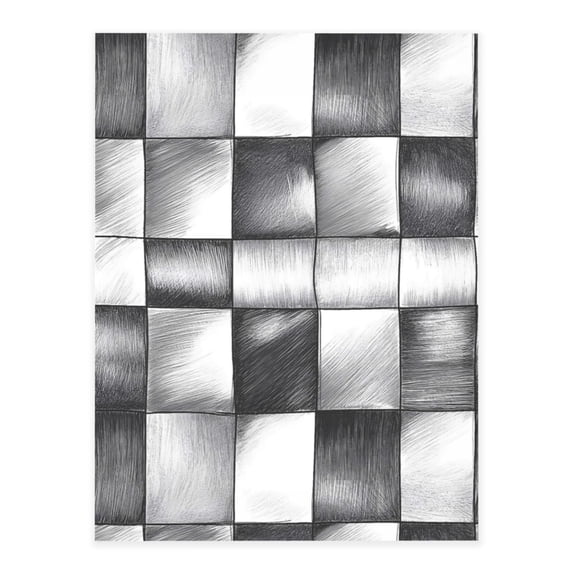 Crystal Paste 10.4×7.8in Good Viscosity, Bright Color And Eye-Catching Easy To Distinguish For Glass Metal Plastic Silver Checked Hand-Drawn Sketch_2