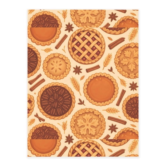 Crystal Paste 10.4×7.8in Good Viscosity, Bright Color And Eye-Catching Easy To Distinguish For Glass Metal Plastic Thanksgiving Pie Pattern