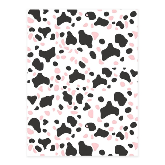 Crystal Paste 10.47.8in Good Viscosity, Bright Color And Eye-Catching Easy To Distinguish For Glass Metal Plastic Simple Cow Print Pattern White Background, Pink And White_1