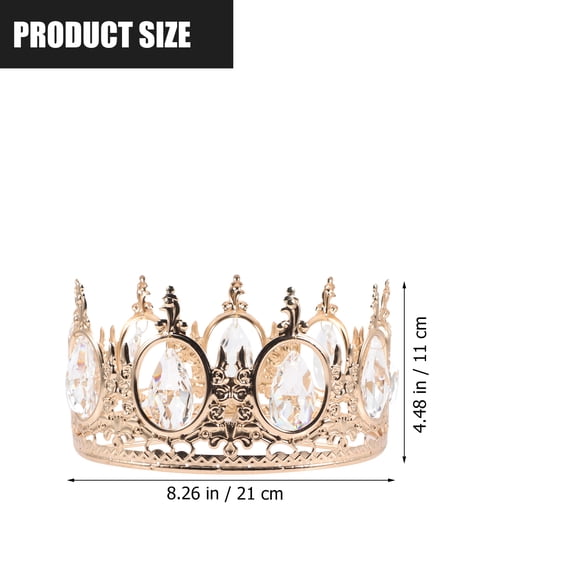 Crystal Pendant Lamp Chandelier Ceiling Light Ornament Decorative Crown Accessory