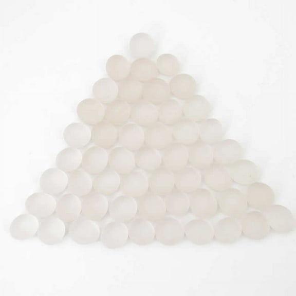 Crystal Pink Frosted Gaming Stones 12 - 14mm (40 or More) Chessex