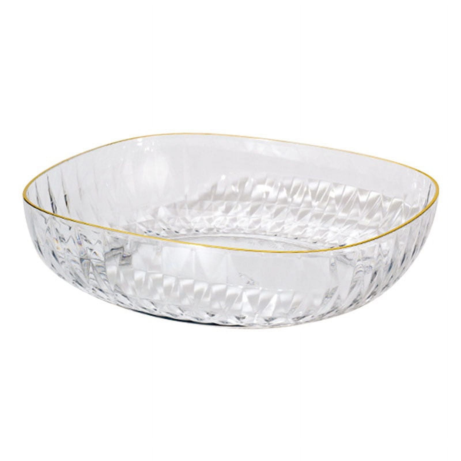 Versatile Round Dessert Bowl, Circular Glass Container For Salads And Sweet  Treats, Premium Glass Fruit Bowl, For Restaurant And Commercial Use - Temu