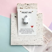 Crystal Pocket Hug Cute Mini Gifts, Pocket Hug Pocket Hug for Women, Small Gifts for Coworkers, Inspirational Pocket Favors1pcs