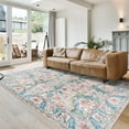 thumbnail image 1 of Crystal Print Altair Transitional Floral Ivory Area Rug, 3x5, 1 of 1