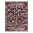 thumbnail image 1 of Crystal Print Cullen Traditional Oriental Brown Washable Indoor Area Rug, 3x5, 1 of 7