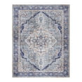 thumbnail image 1 of Crystal Print Soha Traditional Moroccan Multi Blue Washable Indoor Area Rug, 8x10, 1 of 8