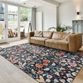 thumbnail image 1 of Crystal Print Verner Transitional Floral Multi Area Rug, 3x5, 1 of 8