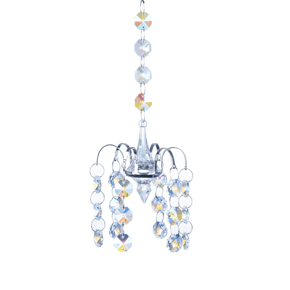 Crystal Prism Suncatcher Pendant Rainbow Maker for Home, Garden Decoration - style1