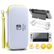 Crystal Protect Shell Compatible Switch OLED Transparent Hard Case Cover for Switch OLED Console Accessories