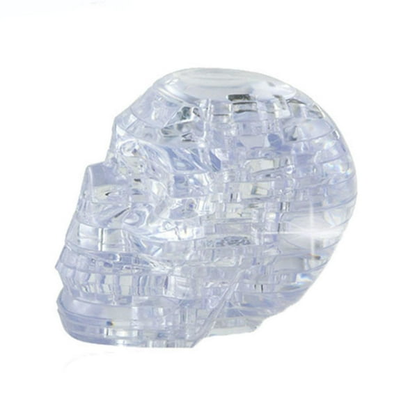 Crystal Puzzle Skull Clear Model DIY Gadget Blocks Building Toy Gift WH Gifts for Kids Clearance Sale