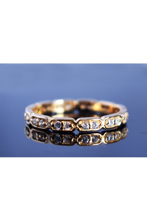 Crystal Quartz Eternity Bands