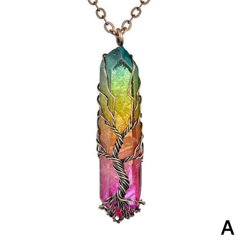 Rainbow crystal pendant online