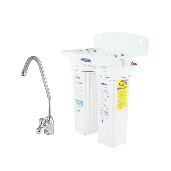 Crystal Quest Fluoride Double Under Sink Water Filtration System