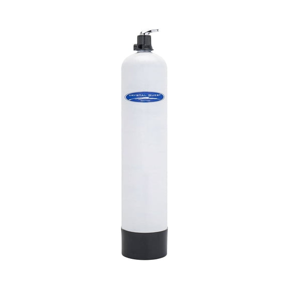 Crystal Quest Water Softener | Whole House Inline Water Filter | Fiberglass | Water Softener | Manual Backwash