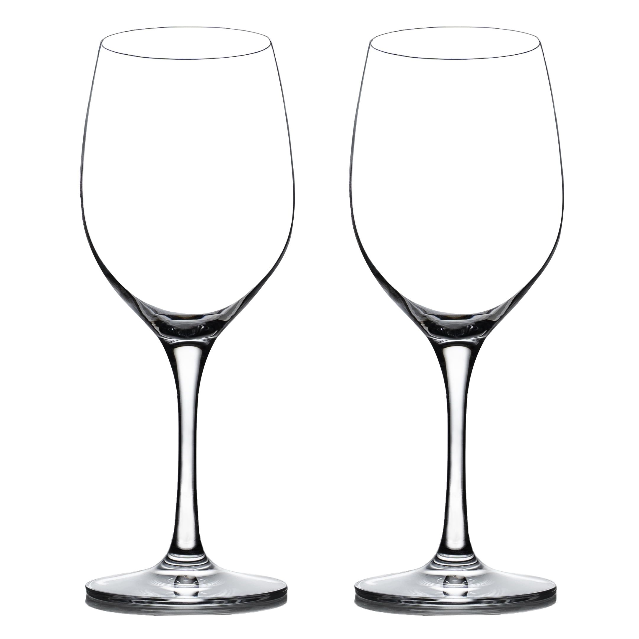 Crystal Red Wine Glasses set of 2 Long Stem Wine Glass 17 Fluid Ounces for Red and White Wine Lead-Free Premium Crystal Clear Glass Great Gift Packaging for Men, Women Dishwasher Safe