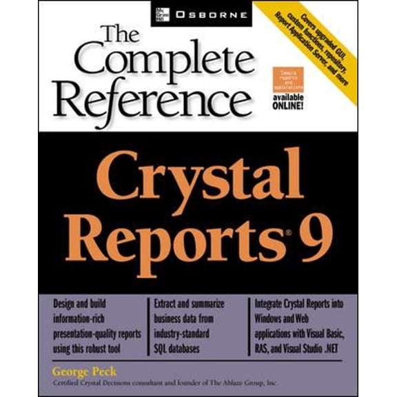 Pre-Owned Crystal Reports(R) 9: The Complete Reference (Paperback) 007222519X 9780072225198