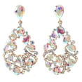 thumbnail image 1 of Crystal Rhinestone Drop Earrings, 1 of 2