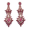 thumbnail image 1 of Crystal Rhinestone Drop Earrings, 1 of 2