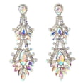 thumbnail image 1 of Crystal Rhinestone Drop Earrings, 1 of 2