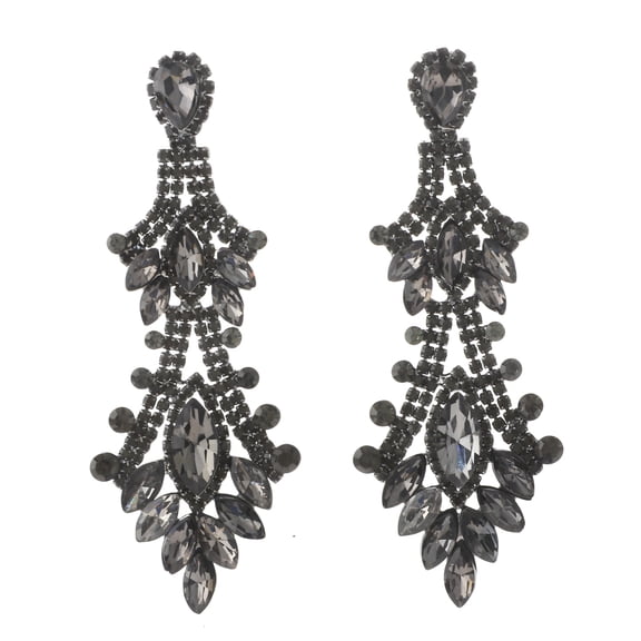 Crystal Rhinestone Drop Earrings