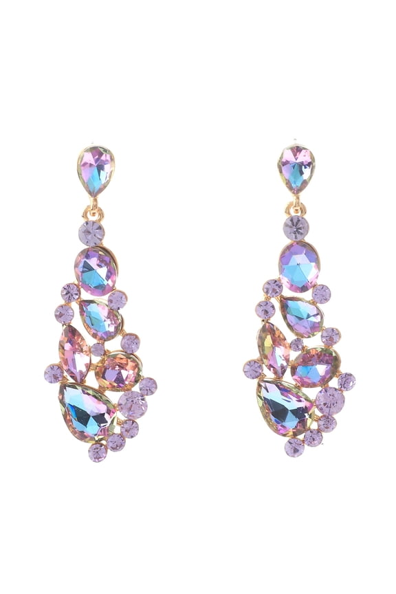 Crystal Rhinestone Drop Earrings