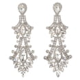 thumbnail image 1 of Crystal Rhinestone Drop Earrings, 1 of 2