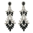 thumbnail image 1 of Crystal Rhinestone Drop Earrings, 1 of 2