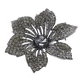thumbnail image 1 of Crystal Rhinestone Flower Brooch, 1 of 2