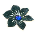 thumbnail image 1 of Crystal Rhinestone Flower Brooch, 1 of 2