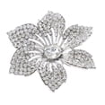 thumbnail image 1 of Crystal Rhinestone Flower Brooch, 1 of 2