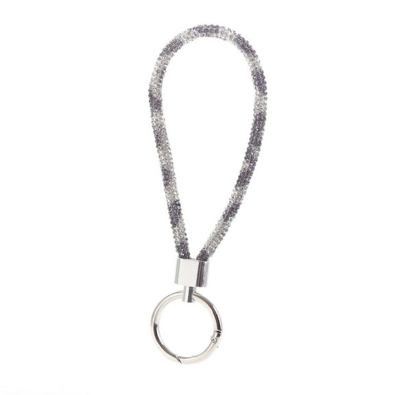 Crystal Rhinestone Phone Lanyard Glitter Keychain Wrist Straps Cord Anti-lost Rope Car Keychain Accessory