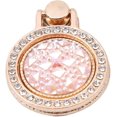 thumbnail image 1 of Crystal Rhinestone Phone Ring Stand Holder Foldable Metal Finger Ring Grip Kickstand (pink), 1 of 4
