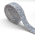 thumbnail image 1 of Crystal Rhinestone Ribbon Bling Diamond Ribbon Wrap Roll for Wedding Crafts DIY Resin Rhinestone Ribbons Self Adhesive Crystal Rhinestones Ribbon Stickers Birthday Cakes Decor, 1 of 5