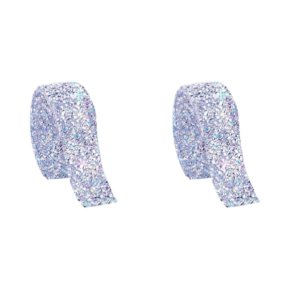 Crystal Rhinestone Ribbon Bling Diamond Ribbon Wrap Roll for Wedding Crafts DIY Resin Rhinestone Ribbons Self Adhesive Crystal Rhinestones Ribbon Stickers Birthday Cakes Decor