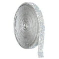 thumbnail image 1 of Crystal Rhinestone Ribbon Roll, 5 Rows of 4 Yard Self Adhesive Crystal Strips AB Color, 1 of 6