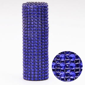 Crystal Rhinestone Ribbons Plastic 24 Rows Shiny Diamond Rhinestone Mesh Wrap Roll