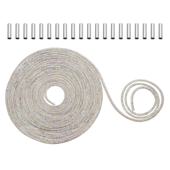 Crystal Rhinestone Shoe Laces Drawstring Glitter Replacement Ropes Shiny Shoes Accessories