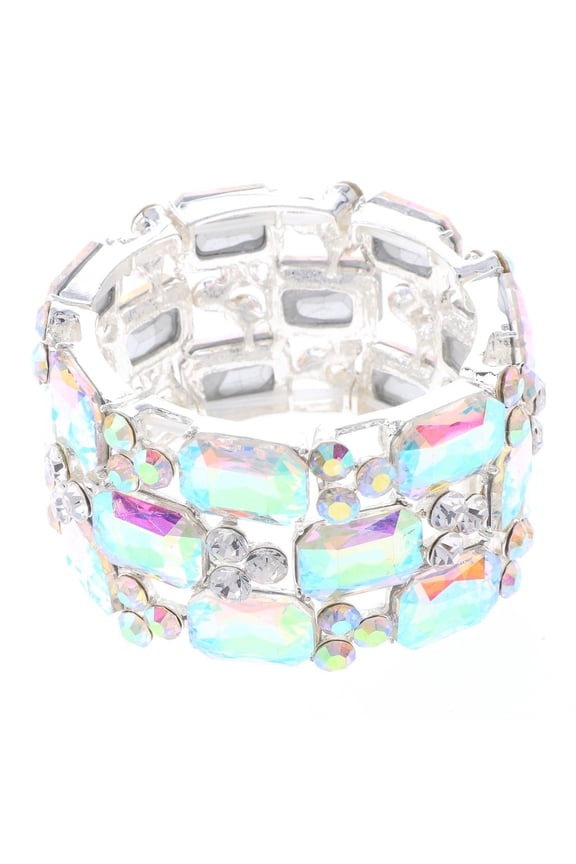 Crystal Rhinestone Stretch Bracelet