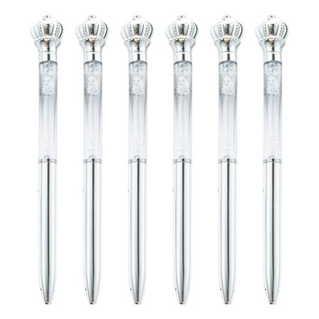 Crystal Rhinestones Ballpoint Pen 1.0MM Tip, Smooth to Write for Office